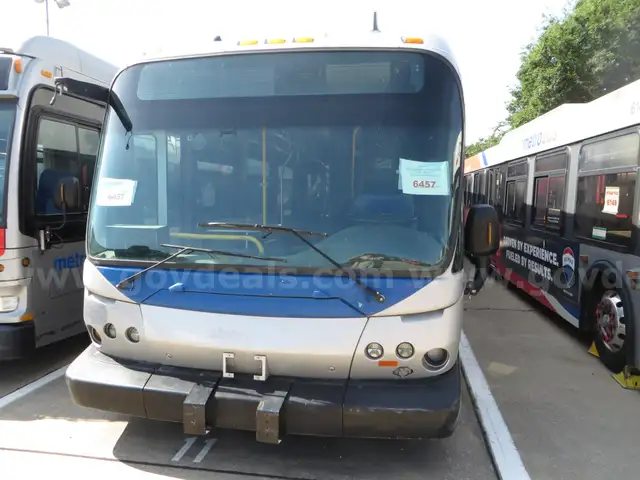 2 - 2009 New Flyer SCRAP buses. Model DE40LFA