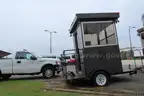 Guard booth  (inspections/pickups by appointments only) must be towed