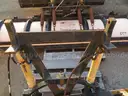 Meyer snow plow with mounting bracket.