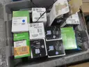 5 pallets toners, keyboards, testers, microphones, speakers, etc.