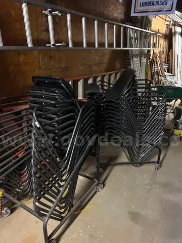 Lot of (24) chairs - Rack Included