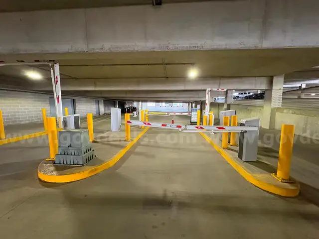 Lot of Parking Ramp Lot Equipment for Entrance and Exit