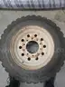 Lot of 4 Tires &#x26; Metal Rims - Continental Conti Terra HD3 Tires - Removed from a 2008 F-550