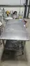 TABLE WITH SHELF LIGHT GUAGE METAL