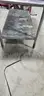 TABLE WITH SHELF LIGHT GUAGE METAL