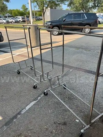 QTY 2 - Rolling Clothes Hangers