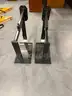 Set of 2 Metal Wall Mount TV Stands