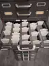 Set of 5 Metal Stackable Storage Containers