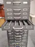 Set of 5 Metal Stackable Storage Containers