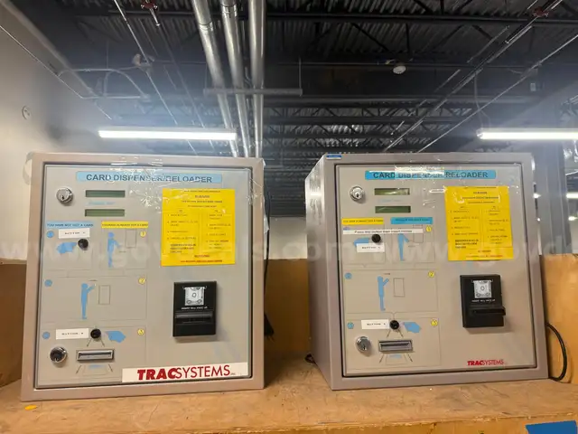 Set of 2 Trac Systems Inc. Card Dispensable/Reloader