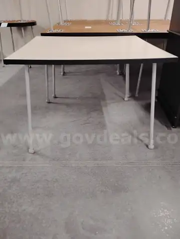Lot of 13 Square Dining Tables