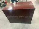 2 Drawer Wooden Filing Cabinet