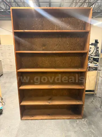 Wooden Bookshelf