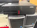 Lot of Misc. Computers, Keyboards, Monitors, Surge Outlets, Cords Etc.