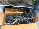 Lot of Misc. Computers, Keyboards, Monitors, Surge Outlets, Cords Etc.