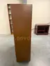 Brown Filing Cabinet W/ No Drawers