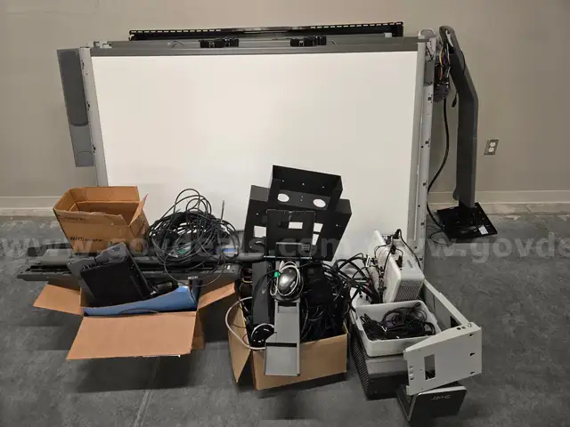 Lot of Smart Boards and Miscellaneous Equipment