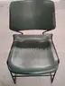 Set of 20 Green Stackable Chairs w Rolling Stand