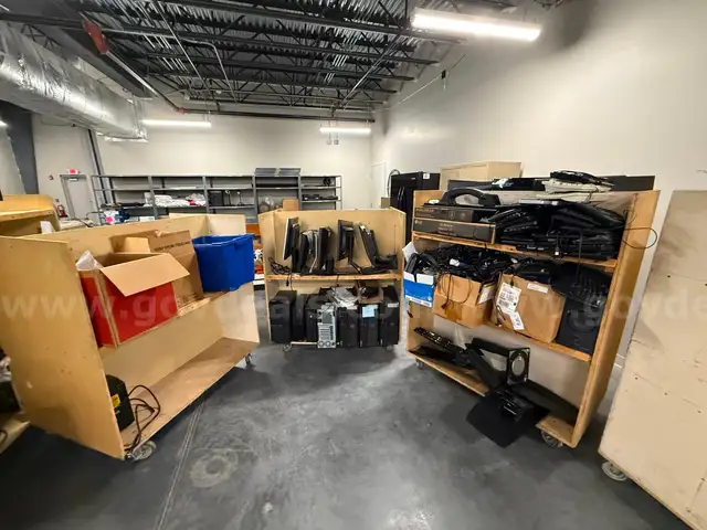 Lot of Misc. Computers, Monitors, Keyboards, Cords and Routers