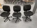 Set of 3 Rolling Office Chairs