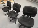 Set of 3 Rolling Office Chairs