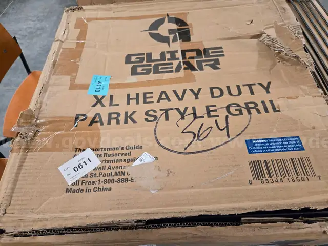 Guide Gear XL Heavy Duty Park Style Grill