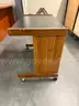 Small Wooden Rolling Desk