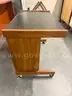 Small Wooden Rolling Desk