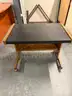 Small Wooden Rolling Desk