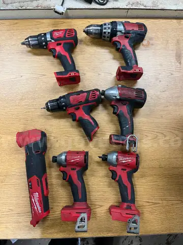 Box of Milwaukee Power Tools (ID #12047) (TSA) ($40)