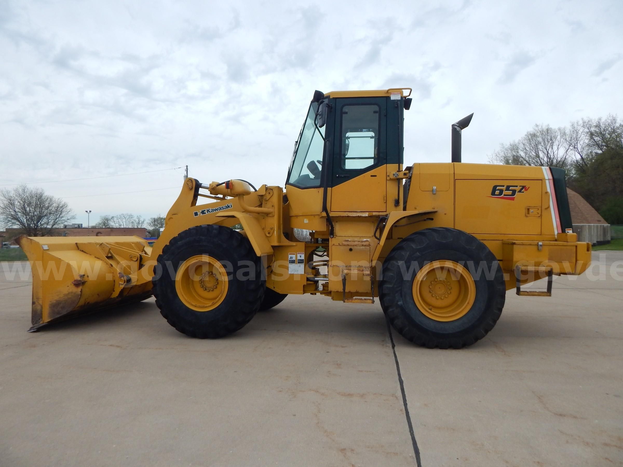 2008 KAWASAKI 65ZV FRONT END WHEEL LOADER | AllSurplus