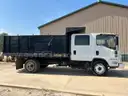 2013 Isuzu NPR Crew Cab 12 Ft Landscaping Dump Truck