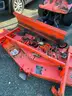 Kubota F3080 with plow and mower