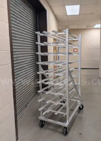 Large Can Aluminum Mobile Food Cart