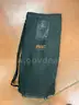 Lot of 8 collapsible standing height tables with velcro swappable fronts