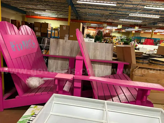 Oversize Muskoka Chairs, lot of 2