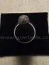 Silver Ring with Black Stones