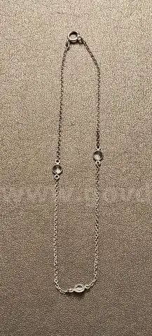 Silver 925 White Stone Bracelet