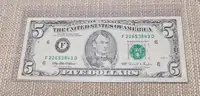 1995 Five Dollar in Holder $5