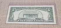1995 Five Dollar in Holder $5