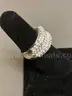 Silver Ring with White Stone