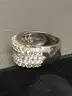 Silver Ring with White Stone
