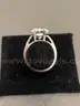 Silver Ring with White Stone