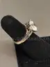 Silver Ring with White Stone