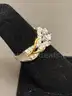Silver Ring with White Stone