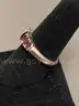 Silver Ring with Pink Stone