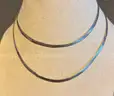 Silver 925 Stamped Necklace