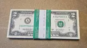 Bundle of 2 Dollar Bills from 2003 A