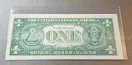 1957 A Silver Certificate Dollar Bill in Holder