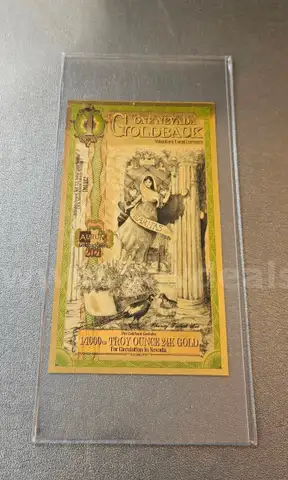 One Nevada Goldback in Holder